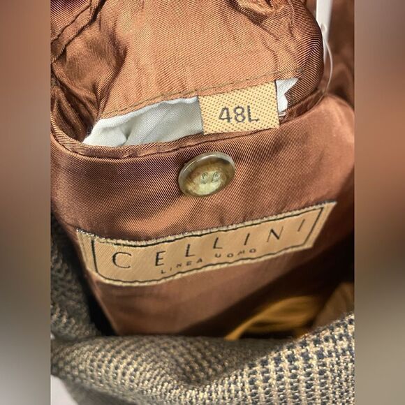48 Cellini brown suit coat - Picture 3 of 4